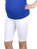Mija - Komfortable Kurze Umstandsleggings für Schwangere Shorts 1/2 Leggings 4008