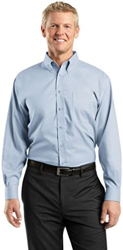 Red House Men's Tall Nailhead Non Iron Button Down Shirt 2XLT Slate Blue (US)