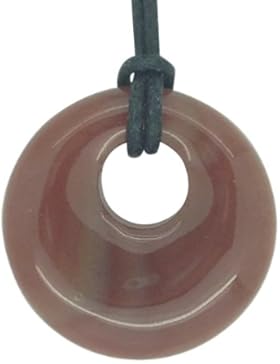 Glücksbringer Sternzeichen Jungfrau Geburtsstein Halskette Edelstein Karneol