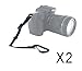 Produktbild WITHLIN 2 sztuki aparat pasek bezpieczestwa linka Linka do SLR/DSLR pasek do aparatu przy uyciu funkcji Quick Release Clip