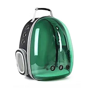 RvPaws Astronaut Pet Cat Dog Puppy Carrier Travel Bag Space Capsule Backpack Breathable (Green)