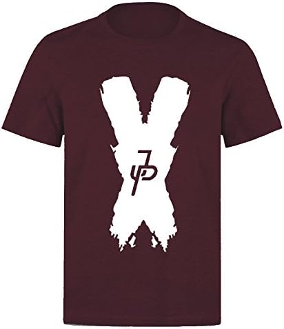Jp X Logo Jake Paul Logan Logang Jp Youtuber Blogger Kids And Adults Size T Shirt Maroon T-Shirt (SMALL)