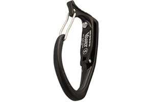 DMM Mousqueton en aluminium en forme de D – Gris mat, 62,4 g, escalade