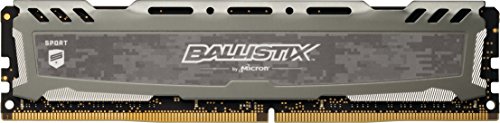 Ballistix Sport LT 8GB DDR4 2400 MT/s (PC4-19200) DR x8 DIMM 288-Pin - BLS8G4D240FSB (Grau)