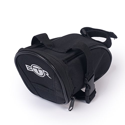 BTR Fahrrad Satteltasche. Kompakte Fahrradtasche. Schwarz. Wasserbeständig - 4