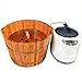 Produktbild Fußbad Massage Barrel Konstante Temperatur Holz Becken Erwachsenen Haushalt