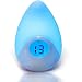 Egg Shape Room Thermometer Temperature Displayer LED Color Changing Night Light Lamp for Babies Kids Children Adults
