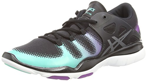 Asics Gel-fit Vida, Damen Laufschuhe, Schwarz (black/silver/aqua Mint 9093), 39 EU