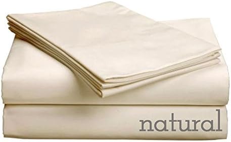 Gotcha The Pure Collection American Leather Comfort Sleeper Organic Cotton Sateen Sheet Set Twin Natural by Gotcha