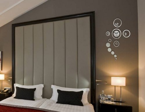 Moderne Wanduhr Design Wandtattoo Dekoration Uhren Groß Spiegel Geschenk - 7