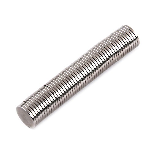tinxi® 50 Stück N42 starke Neodym Magnete 8 x 1 mm runde Scheiben super Power Magnete - 2