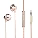 Produktbild Big-Mountain Bass Kopfhörer | Dynamic Treiber HiFi Ohrhörer | Kupfer Headset Typ In Ohr Metall Earphone | 4D Metallisches Surround Sound Headset Stereo | Mit Mikrofon | 3,5 mm (Gold)
