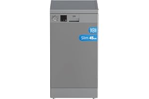 Beko DVS05024S, Lavastoviglie Slim, Argento, 44.8 x 60 x 85 cm