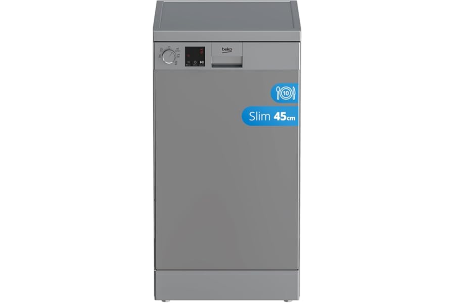 Beko DVS05024S Slim, Dishwasher, Silver, 44.8 x 60 x 85 cm