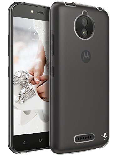 LK Moto C Plus Funda  Carcasa Cubierta TPU Silicona Goma Suave Case Cover Ultra Fino Anti-Ara  azos - Clara