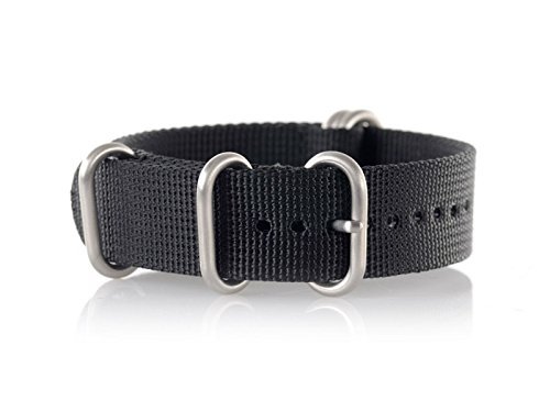 VK von Buran01.com WATCH STRAP FOR NATO NYLON STRONG ZULU Black (schwarz) 24mm VK von Buran01.com WATCH STRAP FOR NATO NYLON STRONG ZULU Black (schwarz) 24mm