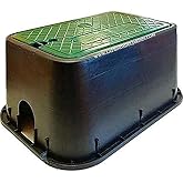 Garden Irrigation Box 490x350x220 mm | Rectangular irrigation box for Solenoid valves or Buried Irrigation | Irrigation Boxes