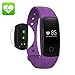 Produktbild Acfun ID107 plus Fitness Armband Fitness Tracker Smartwatch, Bluetooth 4.0 Smart Armband Smart Watch Smart Band Herzfrequenz Monitor Sport Schlaf Armband Fitness Tracker Pulsmesser Pedometer  für Android IOS Smartphone