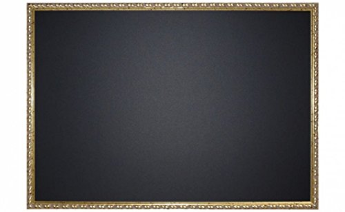 Kreidetafel mit Antikrahmen in Altgold 70 x 50 cm