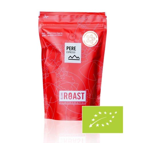 BLANK ROAST | Manufakturkaffee | Pere Bio | Espresso | Blend | Kaffee Größe 1000g, Geschmack als ganze Bohne