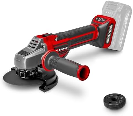 Smerigliatrice angolare a batteria professionale Einhell TP-AG 18/125 CE Q Li Power X-Change (18 V, 900 W, Ø 125 mm, profondità taglio 33 mm, brushless, disco da taglio e batteria esclusi)