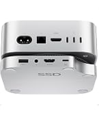 PULWTOP Hub Mac Mini M4 avec Boîtier SSD M.2