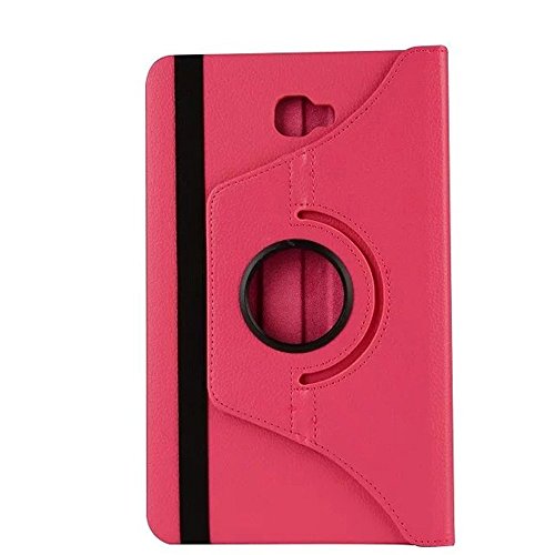 Samsung Galaxy Tab A 10.1 Tasche 360 Grad Drehbar PU-Leder Fall Ipad Smart Slim Case Book Cover Ständer Flip für Samsung Galaxy Tab A 10.1 sm-t580 sm-t585 mit gratis Displayschutzfolie und Stylus rosa rose - 2