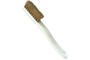 AKSIQIOL Climbing & Bouldering Brush,Firm Rock Climbing Brush with 4 Rows of Thick Boar's Hair Bristles and Long Handle, Indoor & Outdoor Chalk Removal