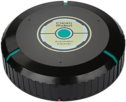 HARRYSTOER Mini Automatic Cleaning Smart Robot Floor Robotic Vacuum Cleaner Sweeping Suction Sweeper Tool for Pets Hair (Black)