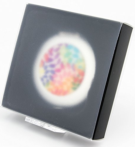 TROIKA COLOURFUL LEAVES TASCHENSPIEGEL – #COM03-A084 – rund, silber – Spiegel und Vergrößerungsspiegel (1:2) – glänzend verchromt – mit Design-Aufkleber – Aluminium – TROIKA-Original - 3