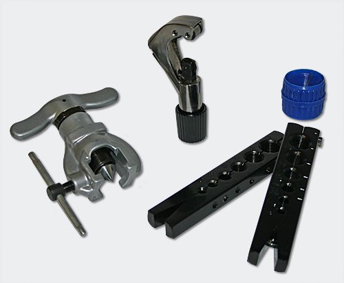 Bördelgerät Winkelbieger für metrische und zöllige Rohre