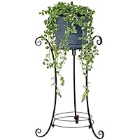AISHN Metall Pflanzenstand Topf Eisen Pflanzer unterstützt Boden Blumentopf Runde Rack-Display Perfekt für Haus, Garten…
