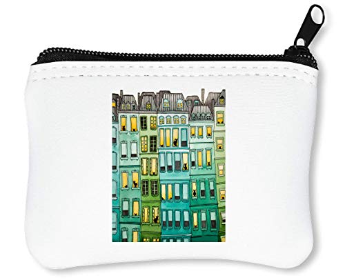 Preisvergleich Produktbild Cats Inside Windows Reißverschluss-Geldbörse Brieftasche Geldbörse