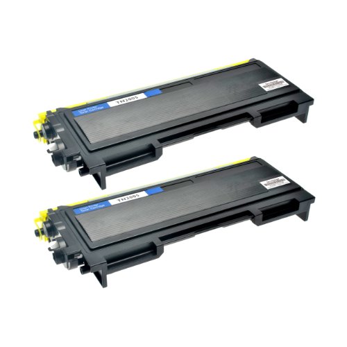 Logic-Seek Toner für Brother TN-2005, 2-er Pack, 3500 Seiten, schwarz