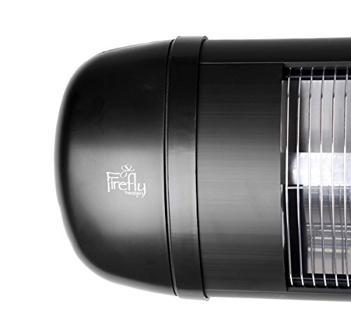 2.000 Watt Firefly Wandheizstrahler mit Halogen-Infrarot-Röhre und Fernbedienung / Tarrassen Heizstrahler - 4
