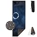 Price comparison product image QIAOJIE Yoga Mats Solar Eclipse Deluxe Yoga Mat Aerobic Exercise Pilates 180cm x 61cm