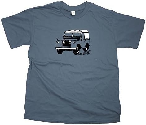 Land Rover Series 2 Going Anywhere Indigo Blue T-Shirt, X-Large