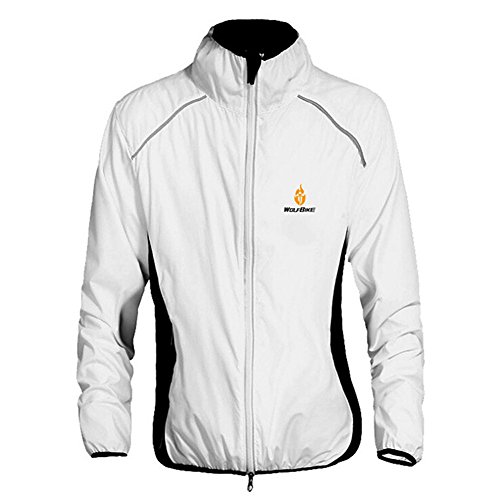 Herren-Sportjacke, atmungsaktiv, Regenjacke, Rain Coat Cycle Bike Fahrrad- Kleidung, Frankreich Tour schnelltrocknend, winddicht, mit langen Ärmeln, Jersey für Radfahren Größe S-3 X L