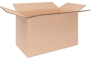 verpacking vikkartonger 650 x 350 x 370 mm variabel höjd KK 130 brun [storlek och antal valbart] dubbelkorrugerade kartonger frakt 25 st