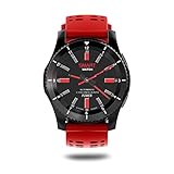 Limin smart watch wristband Handy Herzfrequenz Blutdruck Schrittzahl Bluetooth erinnern Historischen Track Druck Multi-Funktions-Uhr wasserdicht GS8 (Color : D)