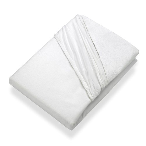 SETEX Molton/Frottee Matratzenschutz, Wendeauflage, 180 x 200 cm, Weiß, Air, MFAI180200541002
