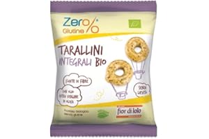 Fior di Loto Zer%glutine, Tarallini integrali bio, senza glutine, 30g
