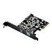 Produktbild ORICO 2-Port USB 3.1 PCI Express (PCIe) Karten Adapter - 1x USB-C und 1x USB-A Gen II (10 Gbps) für Windows Desktop PC