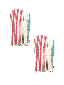 Happy Chef Unisex Cotton Kitchen Oven Gloves Set