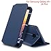 Produktbild AURSTORE Samsung Galaxy J4 Plus 2018 Hülle Handyhülle Folio Cover Für Samsung Galaxy J4+ 2018 Tasche Leder Flip Case Brieftasche Etui Schutzhülle für (Samsung J4+ Plus(6zoll), Blau)
