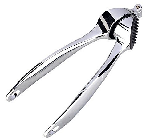 Hochwertige Knoblauch-Presse 18,5 cm Knoblauchpresse STAR-LINE® Super Praktischer Küchenhelfer – Langer Verwendungsdauer – Leicht zu Reinigen Knoblauchschneider Ingwerpresse - 4