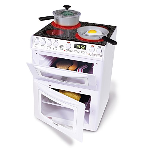 Preisvergleich Produktbild Unbekannt Spielzeug Elektroherd mit realgetreuen Funktionen inklusive Kochgeschirr • Herd Kinder Backofen Küche Spielküche Ofen Kinderküche
