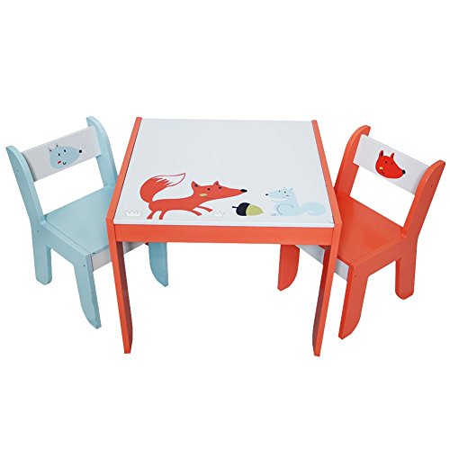 Labebe - Kids Wooden Table and Chair Set (Fox)