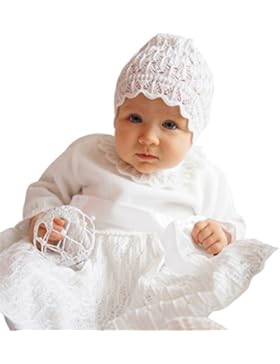 Taufkleid Strickkleid Festkleid Mädchen Babykleid Baby Taufe gestricktes Kleid