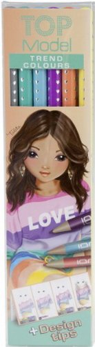 Preisvergleich Produktbild Top Model Buntstifte mit Trendfarben mit 6 Stück